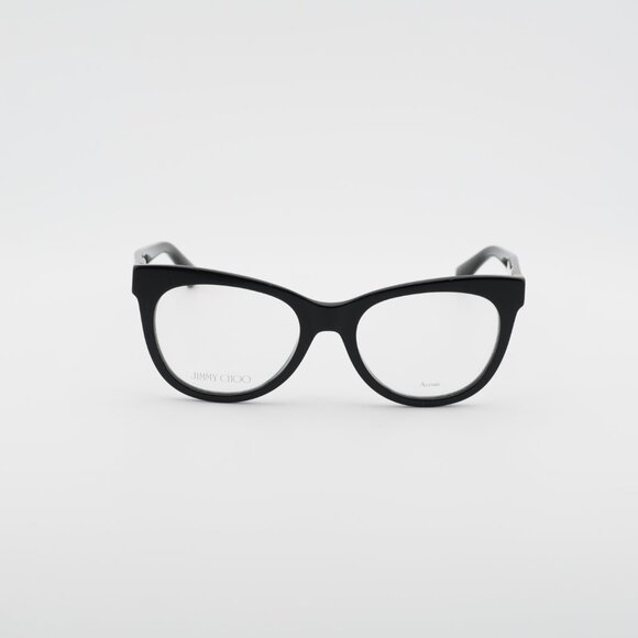 Jimmy Choo JC276 0NS8 00 Eyeglasses Black Glitter 52mm Rectangle Frame - Picture 2 of 10